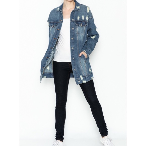 essue Jackets & Blazers - ✨ESSUE✨Oversized Denim Jacket